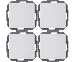 Kopp Paris Profi-Pack: 4 interrupteurs universels (arrêt et va-et-vient), blanc arctique, 4 pièces, 652602012