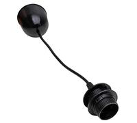Kopp Pendule à cordon pour abat-jour, support suspendu, suspension avec douille E27 et bague vissée, noir 210205042