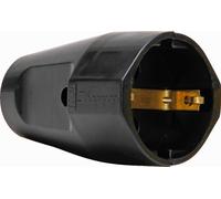 Kopp Plastic Coupling Black Contrasting Plug RA - 182105009 [10 Pieces]
