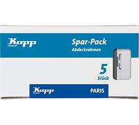 Kopp Profi-Pack: 5 cadres de couverture doubles Paris blanc arctique 402502018