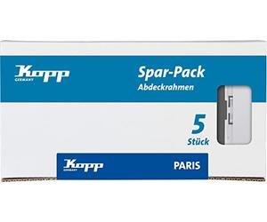 Kopp Profi-Pack: 5 Cadres de Couverture Doubles Paris Blanc Arctique 402502018