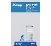 Kopp Profi-Pack a 6 UP Schuko- Steckdosen PAR arkt. ws m. Kinderschutz