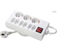 Kopp Switched Power Strip 9-Outlet Arctic White Edge - 129802002 [10 Pieces]
