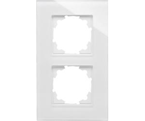 Kopp x2 Cadre Cache HK 07, ATHENIS blanc (brillant) 405402001 1 pc(s)