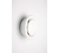 Koppa acier blanc tube de sortie encastré réglable ø 12,5cm