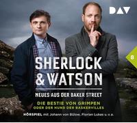 Koppelmann,Viviane - Sherlock & Watson - Neues aus der Baker Street: Die Bestie von Grimpen oder Der Hund der Baskervilles (Fall 8): Hörspiel mit Johann von Bülow, Florian Lukas, Peter Jordan u.v.a. (2 CDs)