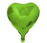 Kopper-24 Ballon en aluminium en forme de cœur 45 cm - Ballon à l'hélium - 45 cm - Ballon à l'hélium - Ballon en forme de cœur - Taille XL - Décoration de fête de naissance - Multicolore - Motif