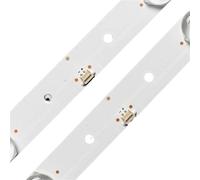 KOPUGVLVKK Bande de rétro-éclairage LED, 2 pièces, Compatible for JS-D-JP3220-061EC E32F2000 LED32HD340 MS-L1084 MS-L2082 32x600 AKTV3222 AKTV3212 AKTV3216 Bande Lumineuse TV