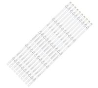 KOPUGVLVKK Bande de rétroéclairage LED for LC-55P6050U, LC-55N5300U, LC-55P6070U, LC-55P6000B, 55H6D, 55DU6070, LED55EC550UA, LED55EC270W, LC-55P62U Bande Lumineuse TV