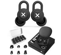 KOPWVA Lot de 6 paires de bouchons d'oreilles en silicone pour dormir et réduire le bruit, protection auditive pour réduire le bruit, concert, voyage, travail, étude - SNR 30 ~ 40 dB (noir)