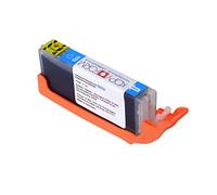 Kopyform TK174 Cartouche d'encre alimentaire cyan compatible Canon (CLI-571)