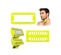 KOQAIIZ 2PC Sabots Protecteur de peau intime et peigne corporel de 3 mm Sabots pour O Blade QP2734 QP2824 QP25XX QP26XX 360 Pro, Accessoire Corps de Tondeuse Rasoir Electrique