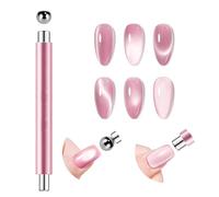 KOQAIIZ aimant cat eyes ongles, aimant ongle, aimant 3 en 1 œil de chat pour ongles, aimants multi-effets pour vernis gel œil de chat, bricolage à domicile ou salon