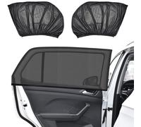 KOQAIIZ Pare Soleil Voiture Bébé, 2 Pièces Chaussette Voiture Pare Soleil, Universel Voiture Pare Soleil pour Vitres Latérales,Protection Solaire Fenêtre de Voiture,Protège Enfants et Animaux