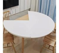 KOQENAG Grande Table Ronde Pliante, Plateau de Table Pliable en Bois avec charnières Robustes, Plateau de Table de Banquet sans Pieds, Convient pour agrandir temporairement Votre Table(190cm/75in)