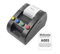 KOQICALL Take a Number System Système d'appel sans fil avec ticket thermique 58 mm (TP-4 Way)