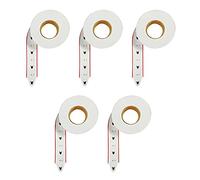 KOQICALL Take a Number Tickets Lot de 5 rouleaux de 2 chiffres pour distributeur de tickets K-T Système d'appel de file d'attente 2000 Rouleau de tickets 00-99 Blanc