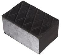 Kora Bloc de Caoutchouc pour Rampe hydraulique et cric - 12 x 8 x 6 cm