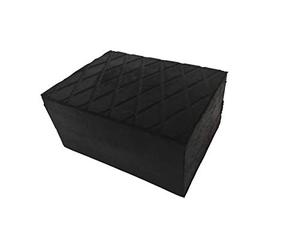 Kora Bloc de Caoutchouc pour Rampe hydraulique et cric - 16 x 12 x 6 cm