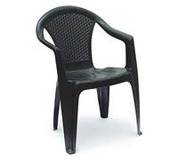 Kora Fauteuil En Résine Anthracite