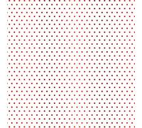 KORA projects - Carton coloré avec feuille métallisée - Pois (rouge/blanc)