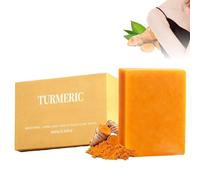 Korabalm Savon Curcuma Visage Et Corps,Savon Curcuma Éclaircissant Anti Taches Brunes et Hyperpigmentation,Turmeric Soap,Hydratée Profonde et Eclaircir Teint,Rétrécissement Pores,Skincare Coréen (1)