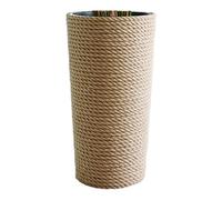 KORAD Pot de Fleurs 22 cm Hauteur 38 cm Style Boho, série Eco-Natural, sans Trous de Drainage, Ficelle de Jute tressée, Panier à Herbe, Juta, ETNO