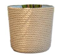 KORAD Pot de Fleurs 23 cm Style Boho, série Eco-Natural, sans Trous de Drainage, Ficelle de Jute tressée, Panier à Herbe, Juta, ETNO