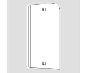 Koralle myDay Pare-baignoire, mobile, VB03713214DA1, BF2A L 132