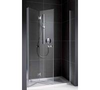 Koralle porte pliante battante myDay TFTA L 75, 725-745x2000mm, VB04307520AP1, Cabines de douche: Cadre : Argent mat, Verre : ESG GlasPlus