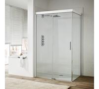 Koralle S600Plus Porte coulissante, avec élément fixe, avec paroi latérale, V1153S7620TA1, S600Plus DSTD2 160 R