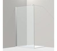 Koralle WalkIn - paroi latérale autoportante, S800 WW 140, 1390-1405x2000mm, VD00714020CP1, Cabines de douche: Cadre : Argent brillant, Verre : ESG GlasPlus