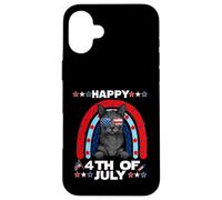 Korat Cat Happy 4th of July Patriotic American Cats Lovers Coque pour iPhone 16 Plus