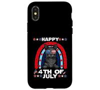 Korat Cat Happy 4th of July Patriotic American Cats Lovers Coque pour iPhone X/XS