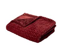 Korb - Plaid Chevron 130x170 Bordeaux 149727 Taille Unique Multicolore