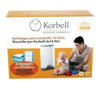 KORBELL Standard Pack de 3 recharges 16L