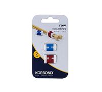 Korbond - Compteur de Rangs (2 pièces) de différentes Tailles, Blue & Red