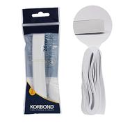 Korbond - Élastique 20 mm x 2 m Blanc