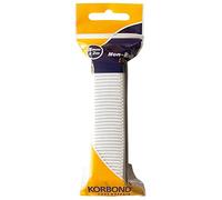 Korbond - Élastique Korbond 25 mm x 2 m Blanc Qui ne Roule Pas
