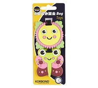 Korbond Étiquettes de Sac Thème Jardin en Plastique, Multicolore