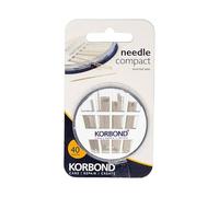 Korbond Lot de 40 aiguilles à coudre compactes - Assortiment d'aiguilles pour une multitude de couture à la main, entre aiguilles à tapisserie et aiguilles à repriser