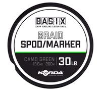 Korda Basix Spod Marker Carp Braid Camo Green 20 lb 200 m