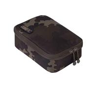 Korda - Compac 125 - Pochette de rangement polyvalente pour articles de pêche Kamo foncé 600D, semi-rigide, poche intérieure, double fermeture éclair, résistant à l'eau, compatible avec poche moyenne
