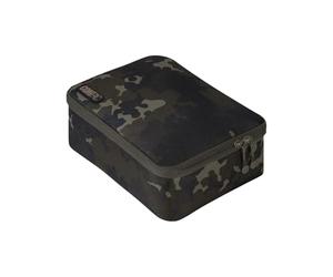 Korda Compac 200 - Pochette de rangement pour articles de pêche Kamo foncé 600D, semi-rigide, résistant à l'eau, double fermeture éclair, organiseur polyvalent pour spods, bas de ligne et appâts à