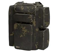 Korda Compac 60 Dark Kamo Sac à dos 60 l Tissu durable Base imperméable Harnais réglable Plusieurs poches