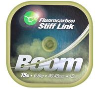 Korda - Crochet en fluorocarbone de 6,8 kg/0,45 mm de 15 m | Matériau de lien rigide | À sertir pour des bas de ligne personnalisés | Teinté vert pour camouflage sur fond de lac | Idéal pour les bas