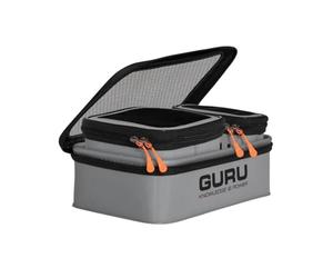Korda Guru Fusion Ventilator Combo 3, trois boîtes à appâts EVA, 100, 200 et 250, couvercles en maille respirante, rangement des appâts frais, empilables, code GLG048.