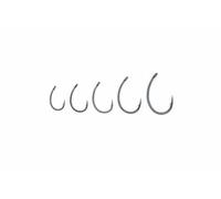 Korda Krank B - Hameçons sans ardillon pour pêche à la carpe, gris, 8