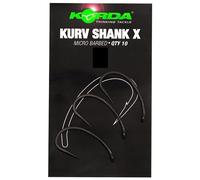 Korda Kurv Shank X Micro Barbed Carp Hooks r. 8
