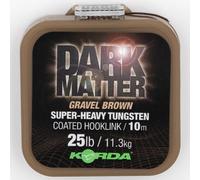 Korda Matter Gravel Brown Leader tressé super-lourd 25 lb 10 m